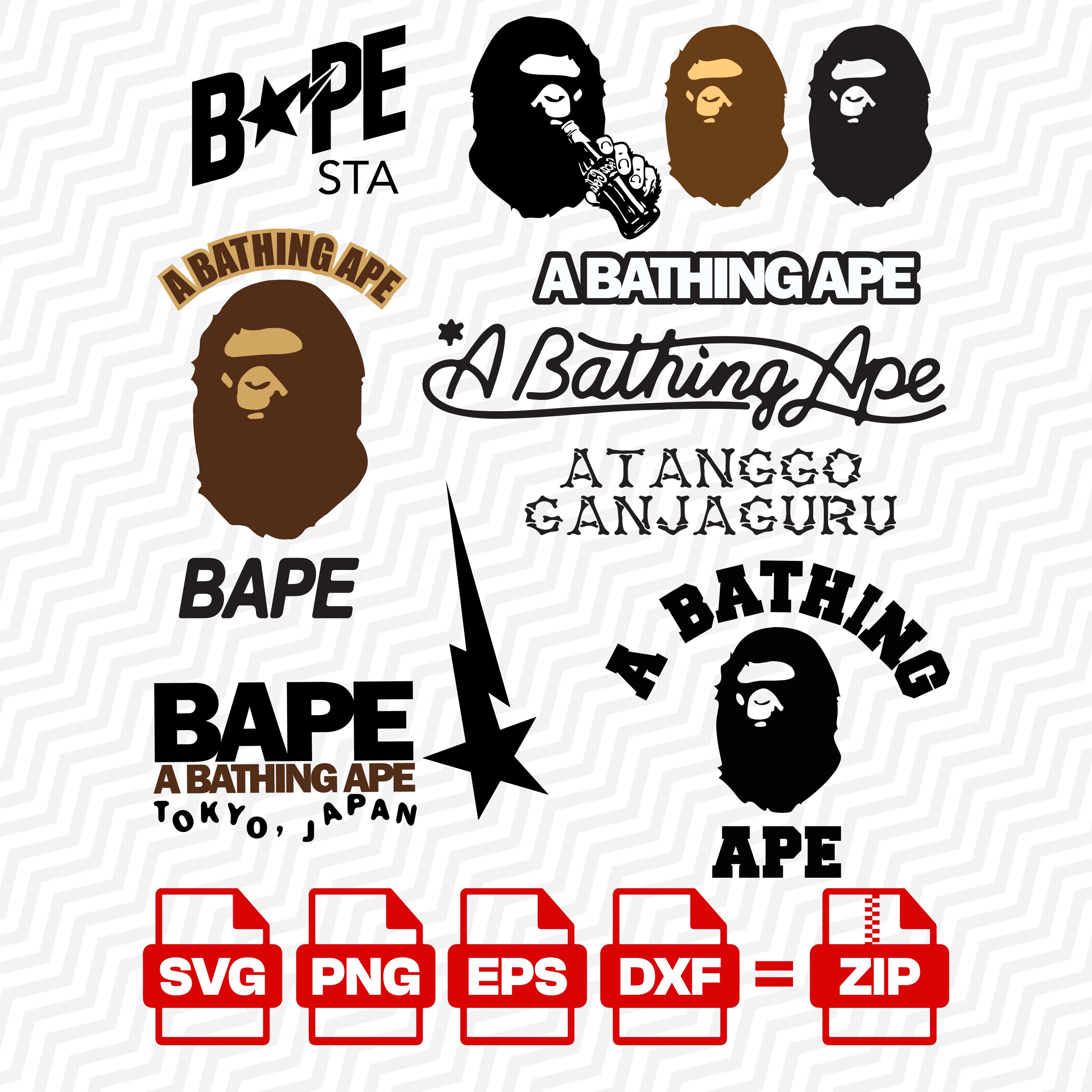 Bape Ape Svg - Etsy