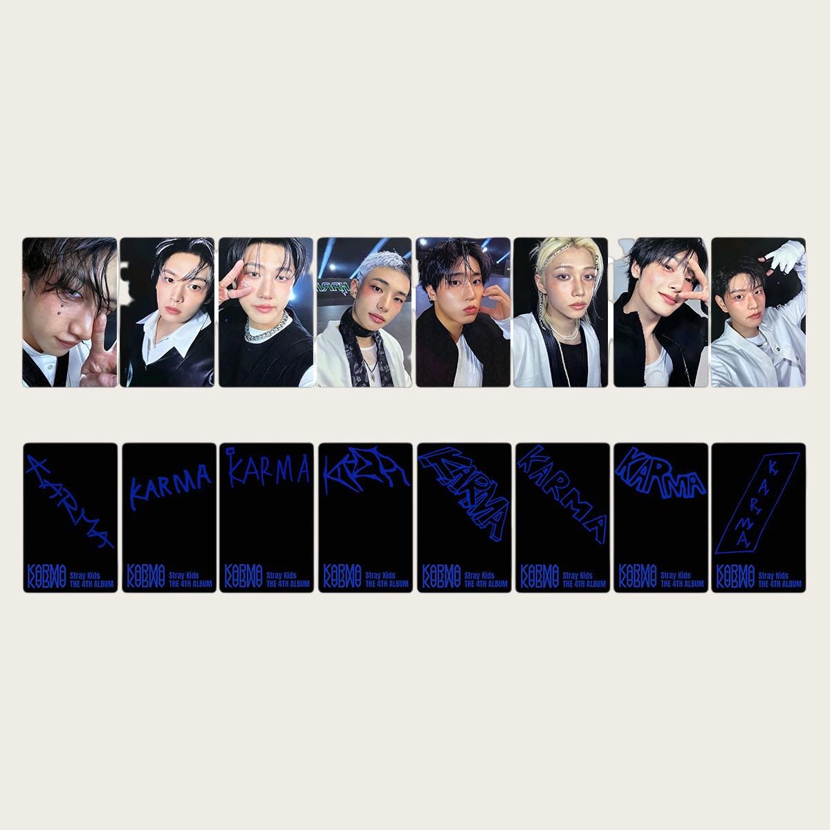 Stray Kids SKZOO KARMA Photocards Set, Bang Chan, Lee Know