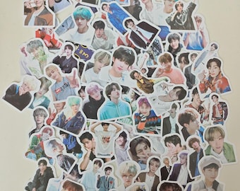 BTS Stickers 105PCS, Waterproof Decals for Laptops & Journals