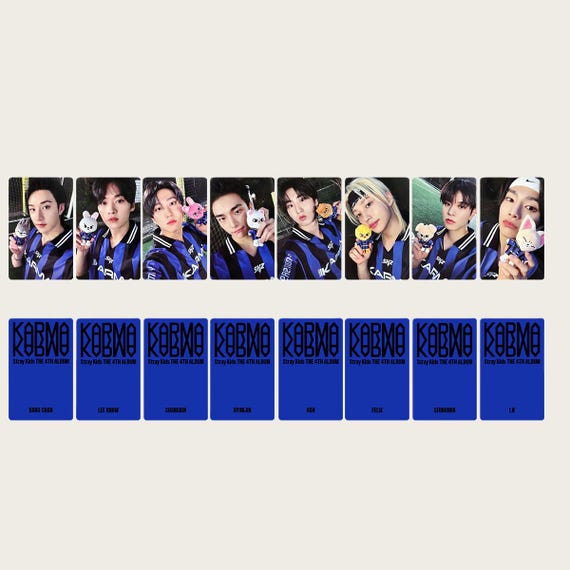Stray Kids SKZOO KARMA Photocards Set, Bang Chan, Lee Know