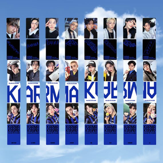 Stray Kids SKZOO KARMA Photocards Set, Bang Chan, Lee Know