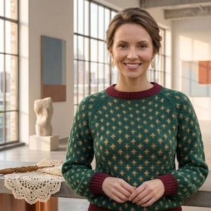 Granny Square Crochet Sweater Pattern | Boho Patchwork Pullover Tutorial (PDF)