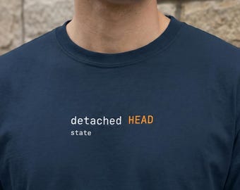 Detached HEAD State Shirt for Git Nerds | Version Control Panic Tee | Linux Terminal Humor for Backend Engineer CS Student Dev Gifts