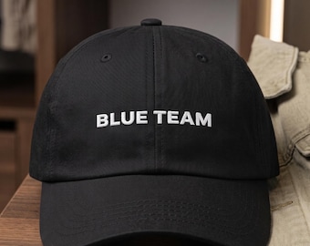IT Security Hat Cyber Analyst Blue Team Cap | Sysadmin Infosec Humor Malware Watch Defender | Threat Monitoring Joke Gift Security Manager