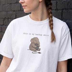 Database Administrator Shirt | SQL Developer Cute Elephant Tee Data Engineer Gift | Funny DBA Data Backup Joke for Analyst IT Coworker