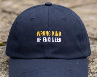 Mechanical Engineer Joke Hat | Civil Electrical Chemical Engineering Student Grad Gift Cap | Proud Engineers Not Tech Support Dad Or Mom