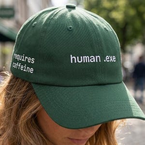 Casquette de programmeur, accessoire d'humour, cadeau pour développeur de logiciels, codage, chapeau de papa, cadeau caféiné pour codeur