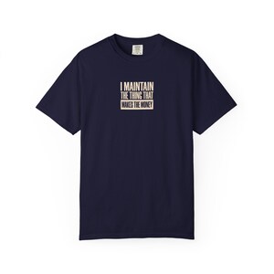 Camiseta para desenvolvedores e administradores de sistemas seniores | Camiseta para administradores de rede, administradores de banco de dados e suporte à produção | Camiseta essencial para maridos de líderes técnicos True Navy