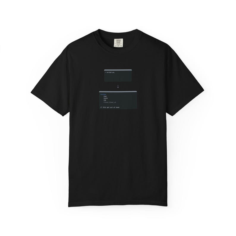 Funny Python Developer Shirt | Programmer Gift Tee Coding Humor | Script Gone Wrong Software Engineer Birthday Gift Coder Black