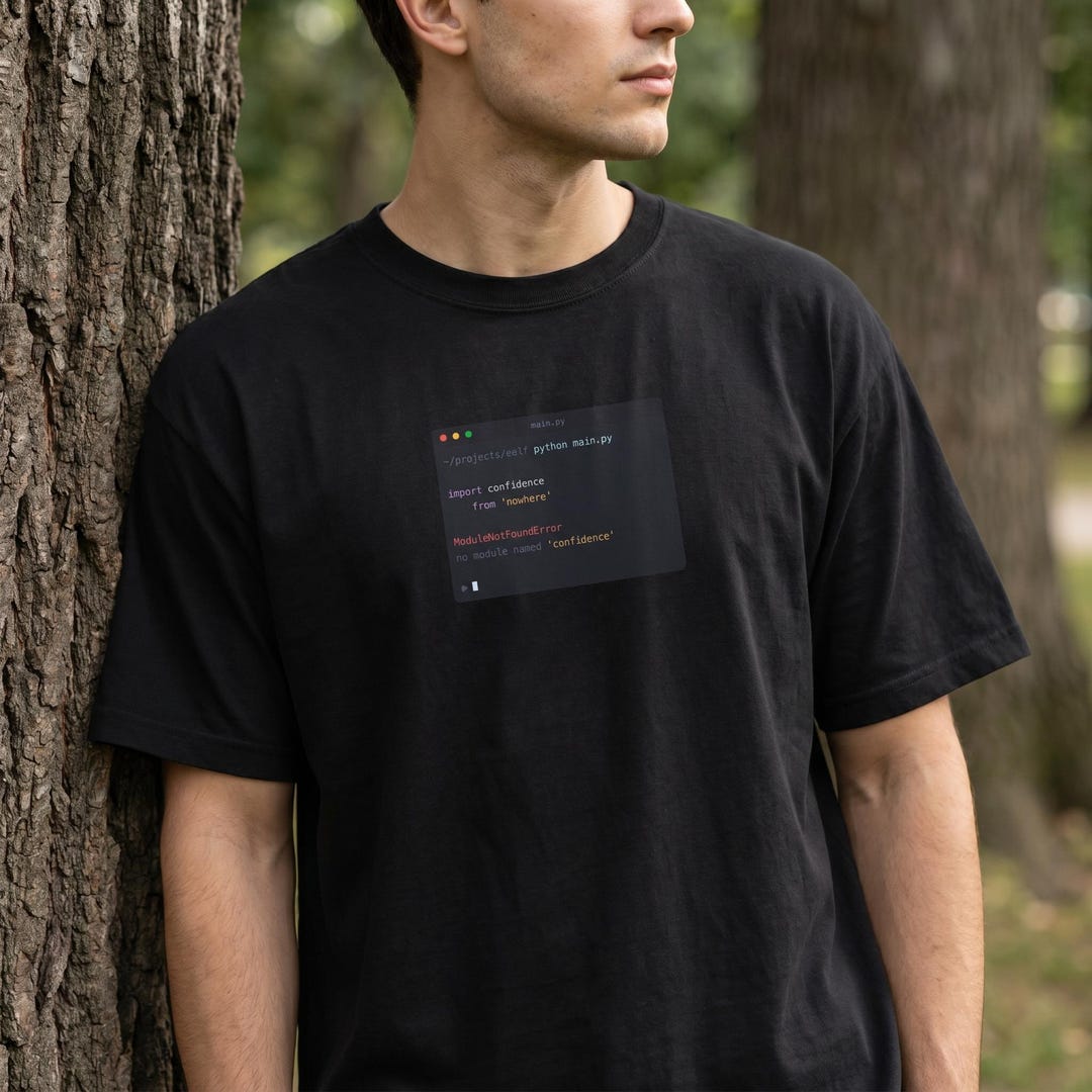 Python Error Shirt | Terminal Humor Tee | Computer Science Student Gift ...
