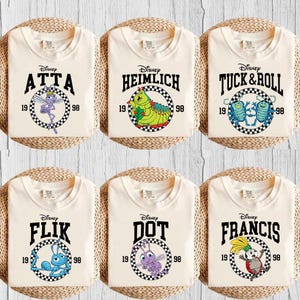 A Bug’s Life Shirt, P.T. Flea's Circus Tee, Disney Animal Kingdom Bug's Land Family Trip, Heimlich Flik Hopper Gift, Heimlich and Slim