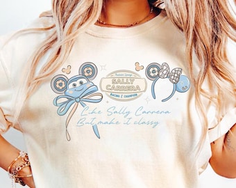 Coquette Bow Disney Sally Carrera Cars Shirt, Radiator Springs Racing & Champion Tee, Disney Pixar Cars Movie Shirt, Disneyland Family Trip