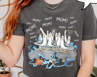 Camiseta de Buscando a Nemo, Gaviotas de Disney, Camiseta de Disneyland, Walt Disney World, Regalo para mamá, Gaviotas, Vacaciones en Disney, Día de la Madre