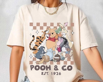 Pooh And Co Est. 1926 Png, Magic Kingdom PNG, Winnie The Pooh Png, Family Vacation Png, Retro Pooh & Friends Png, Digital Download, Png