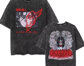 Eren Yeager Founding Titan Mineral Wash T-Shirt, Attack on Titan The Rumbling Vintage Shirt, Shingeki no Kyojin Final Season Graphic Tee