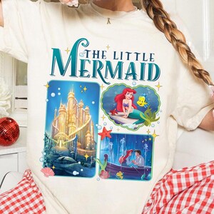 The Little Mermaid Shirt, Ariel Princess and Prince Love Shirt, Walt Disney World Tee, Magical Kingdom, Disney Trip Tee, Ariel Mermaid image 5