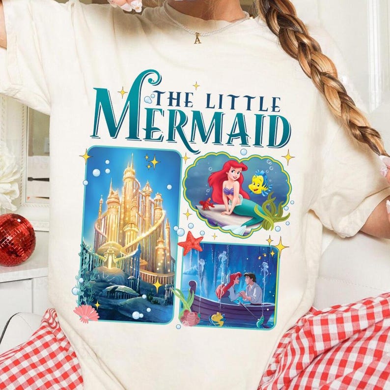 The Little Mermaid Shirt, Ariel Princess and Prince Love Shirt, Walt Disney World Tee, Magical Kingdom, Disney Trip Tee, Ariel Mermaid image 5
