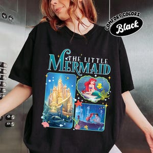 The Little Mermaid Shirt, Ariel Princess and Prince Love Shirt, Walt Disney World Tee, Magical Kingdom, Disney Trip Tee, Ariel Mermaid image 2