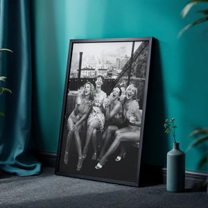 SATC Girls Poster | Iconic NYC Friendship Photo Wall Art | 90s TV Show Aesthetic Print | Fashion Apartment Decor | Trendy Feminin Art image 3