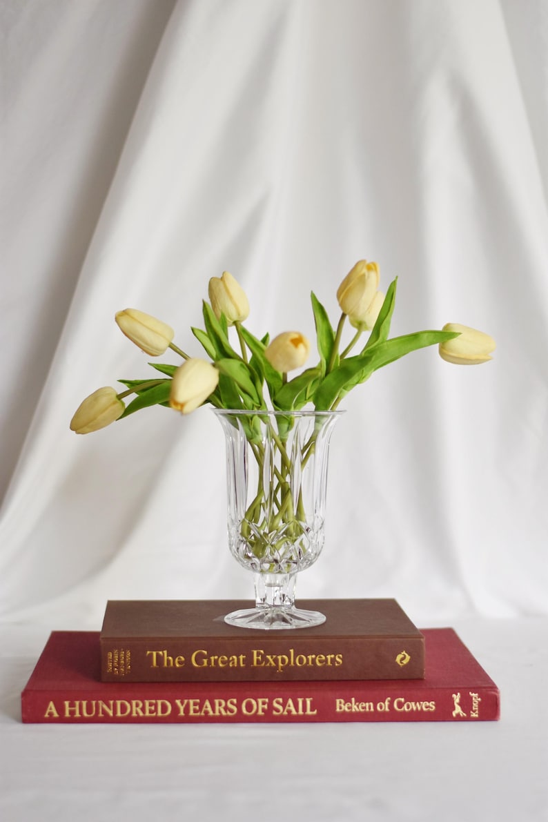Vintage crystal vase