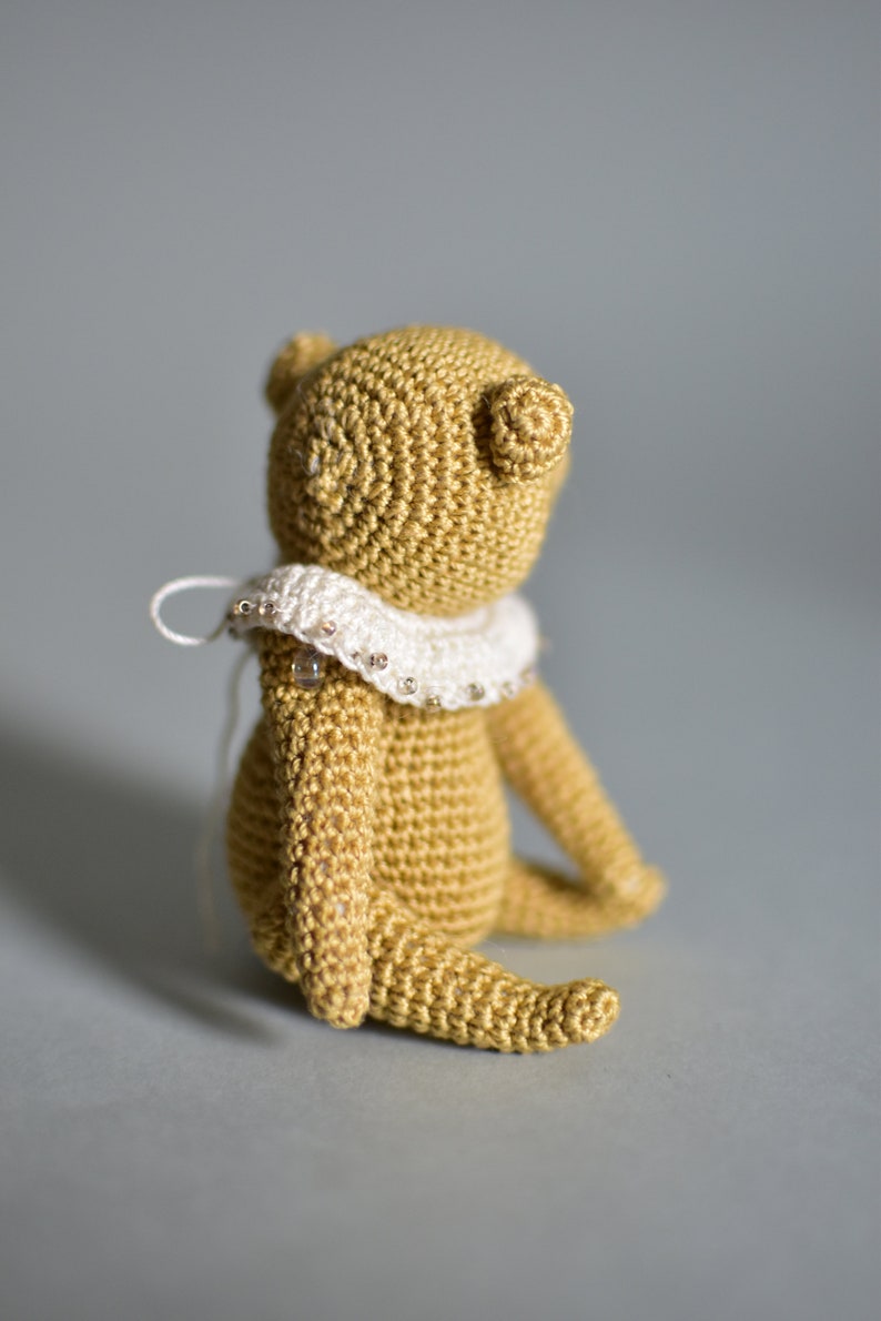 Beige miniature Teddy bear image 3