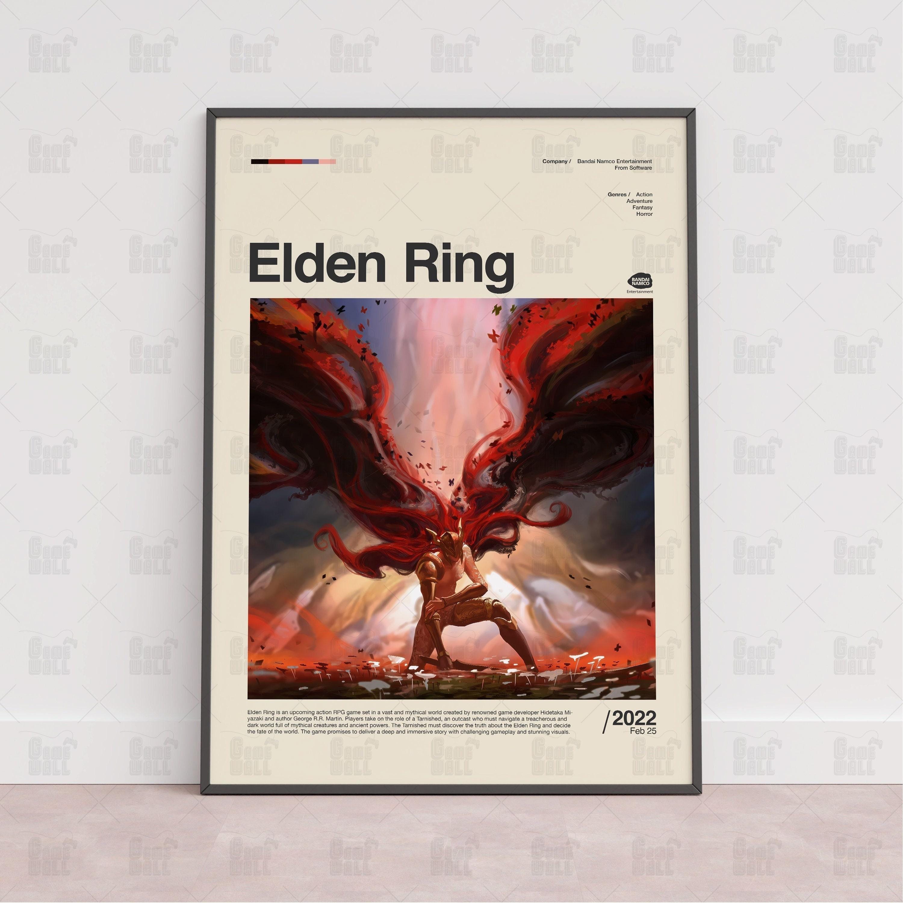 Discover Elden Ring Poster, Gaming Room Poster, Gaming Wall Poster, Gaming Print Poster, Game Gift, Video Games Poster