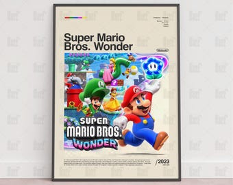 Super Mario Bros. Wonder Replacement Label for Switch Cartridge - Etsy