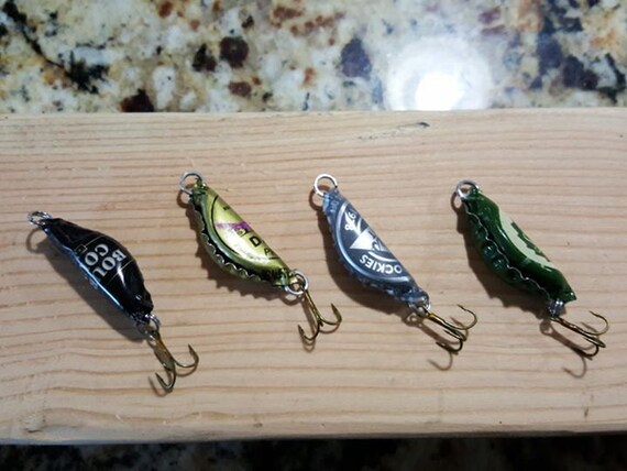 bottle cap fishing lures