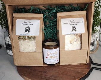 Mothers Day Gift Box Soup Mix Bread Mix Mother's Day Candle
