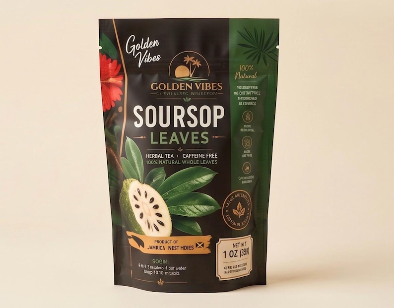 MAJOR SALE on Jamaican Soursop Leaves (Guanabana) – Whole Dried Annona Muricata for Herbal Tea & Wellness image 1