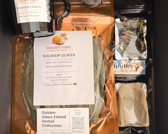 Soursop Tea Starter Kit | Herbal Tea Beginner Gift Set | Jamaica