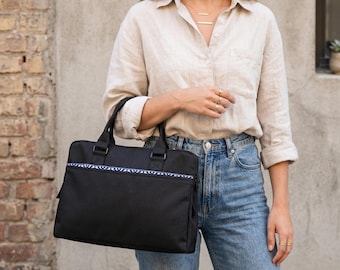 Regalo de graduación personalizado, bolso para portátil de 15 pulgadas con bordado personalizado, maletín de trabajo unisex, bolso para ir al trabajo para hombres y mujeres, regalo para la promoción de 2026