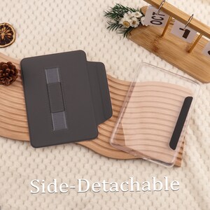 Funda magnética desmontable para Kindle con parte trasera transparente, estética minimalista, Kindle Paperwhite 2025, funda para Kobo Clara con color. imagen 7