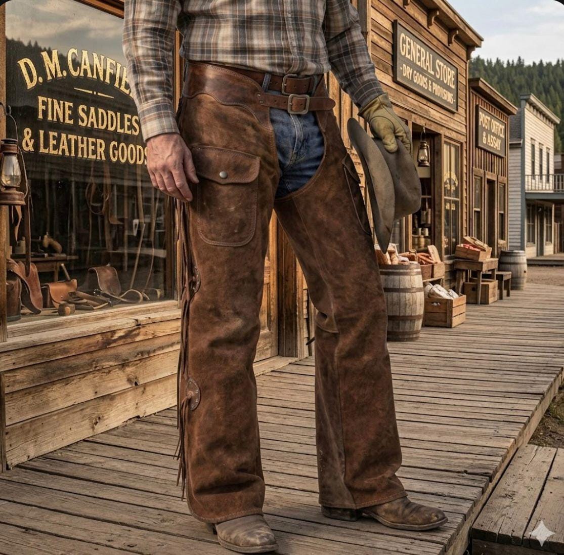 Vintage cowboy chaps - Etsy 日本