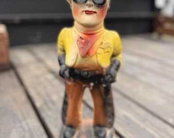 Vtg 1950's LONE RANGER Chalkware Masked Cowboy Western TV Show Figure 15”H
