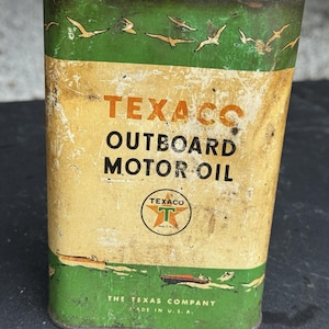 Texaco Oil Cans - Etsy