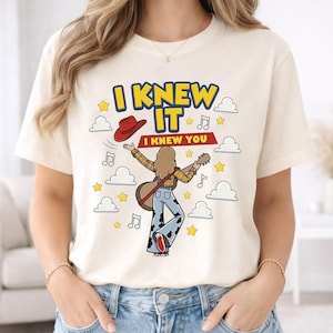 Vintage I Knew It I Knew You Shirt, Toy Story 5 Friendship Shirt, Woody Buzz Lightyear Tee, Disneyland Toy Story Family Matching Tee image 1