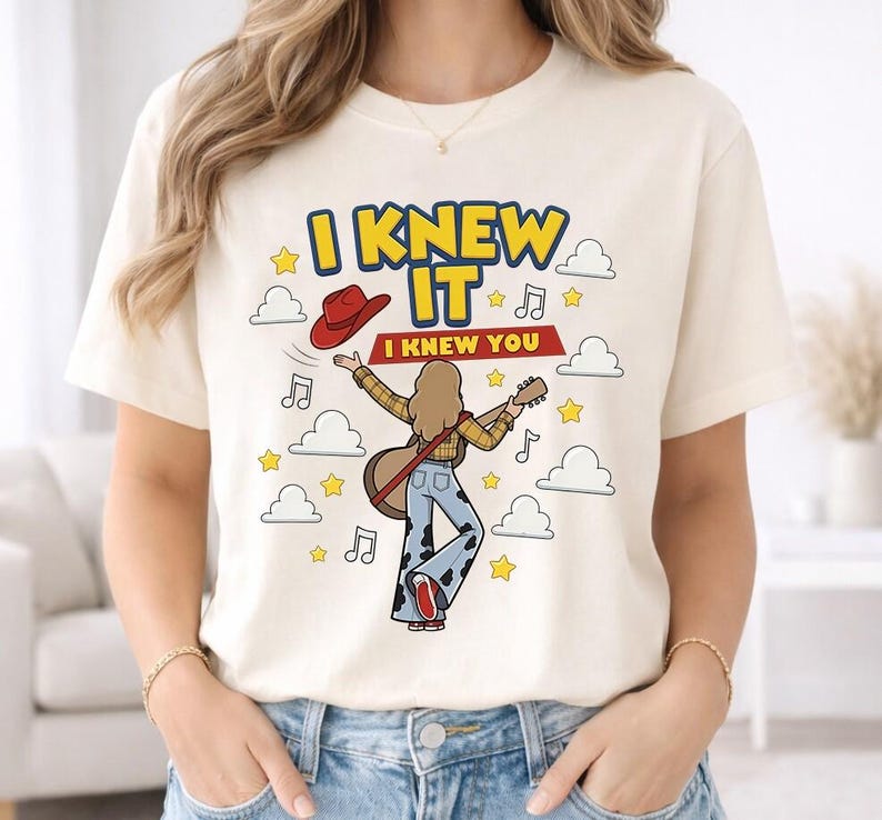 Vintage I Knew It I Knew You Shirt, Toy Story 5 Friendship Shirt, Woody Buzz Lightyear Tee, Disneyland Toy Story Family Matching Tee image 1