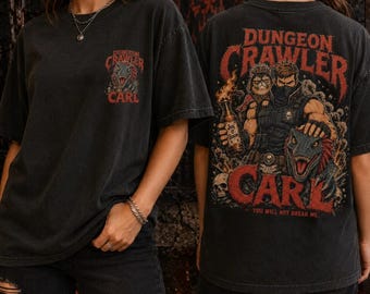 Camiseta de Papá Legendario de las Mazmorras, Camiseta del Día del Padre de Carl, el Explorador de Mazmorras, Regalo Divertido para Papá Jugador de LitRPG y Fanático de DCC