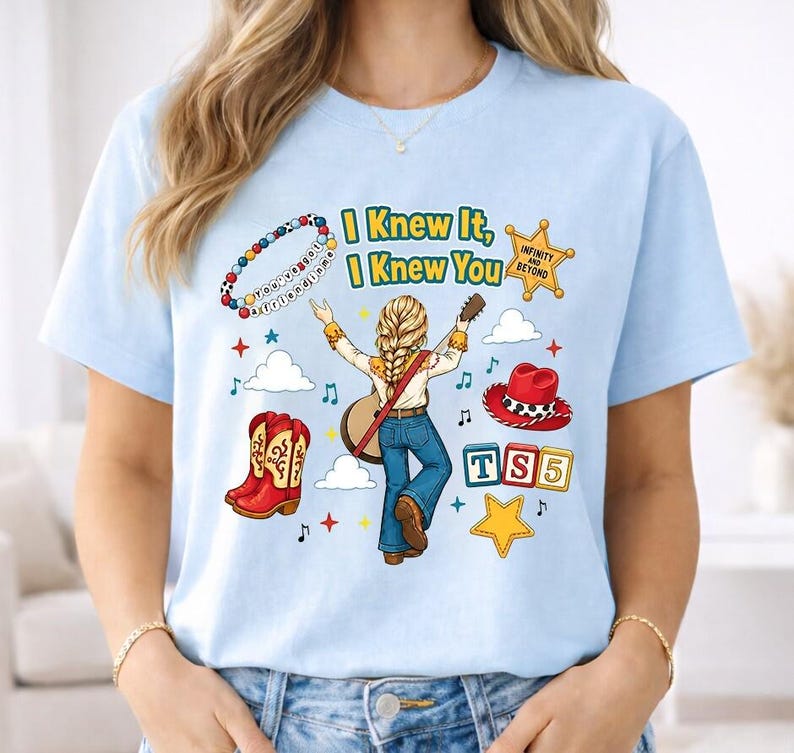 Toy Story 5 Birthday Shirt, Disneyland Pixar Toy Story 5 I Knew It I Knew You Shirt, Toy Story Were Turning 5, Toy Story Matching Shirts image 2