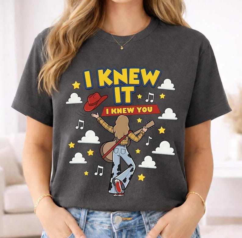 Vintage I Knew It I Knew You Shirt, Toy Story 5 Friendship Shirt, Woody Buzz Lightyear Tee, Disneyland Toy Story Family Matching Tee image 4