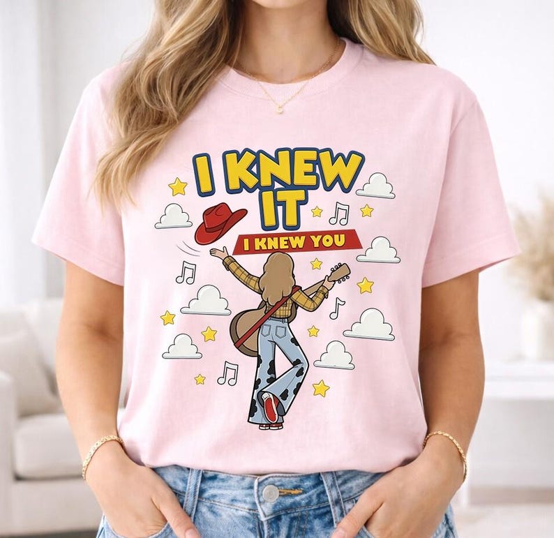 Vintage I Knew It I Knew You Shirt, Toy Story 5 Friendship Shirt, Woody Buzz Lightyear Tee, Disneyland Toy Story Family Matching Tee image 3