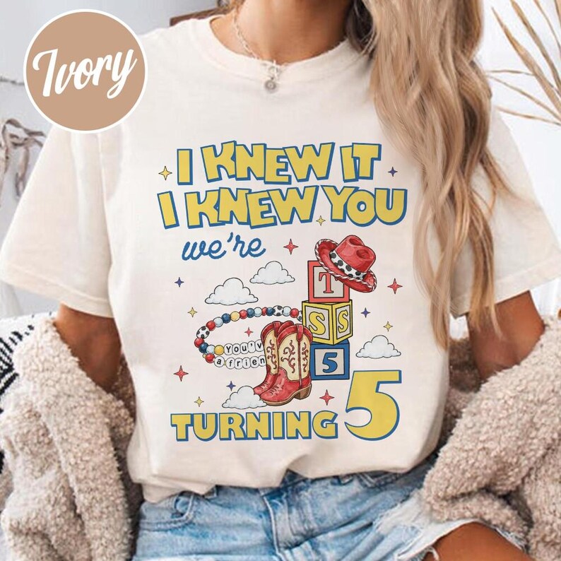 Toy Story 5 Friendship I Knew It I Knew You T-Shirt, Disneyland Toy Story 5 Tee, I Knew It I Knew You Tee, Friendship Bracelet Tee image 5