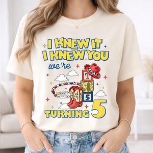 Toy Story 5 Friendship I Knew It I Knew You T-Shirt, Disneyland Toy Story 5 Tee, I Knew It I Knew You Tee, Friendship Bracelet Tee image 1