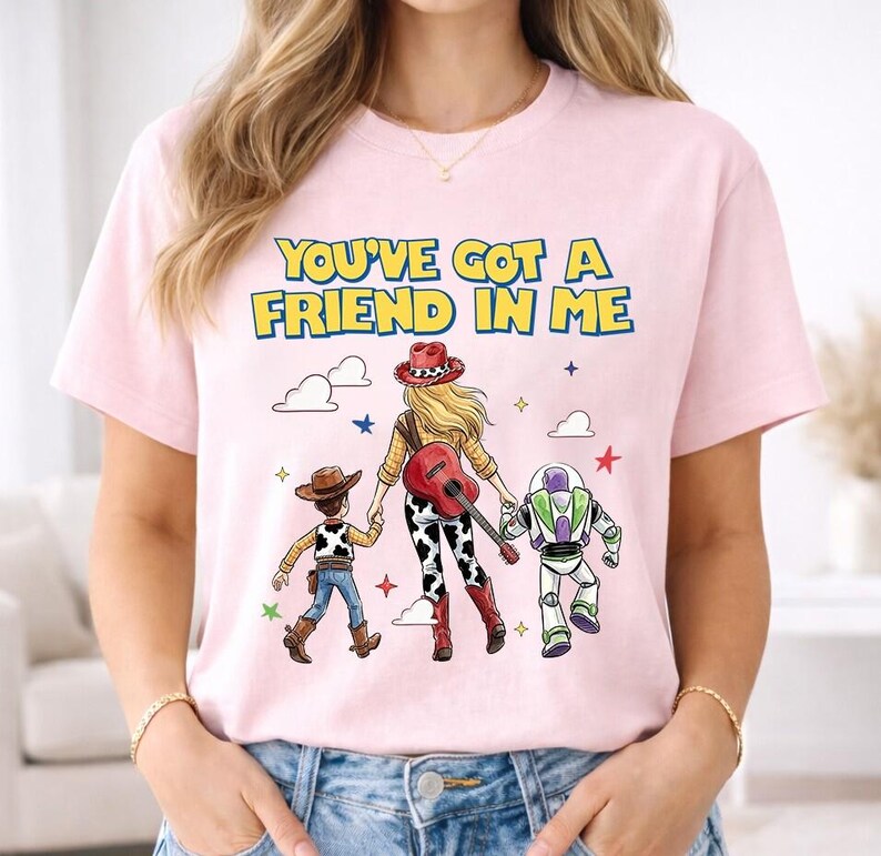 Jessie Cow Girl Shirt, Family You've Got A Friend In Me Shirt, Toy Story 5 I Knew It I Knew You Shirt, WDW Disneyland Girls Trip Tee image 3