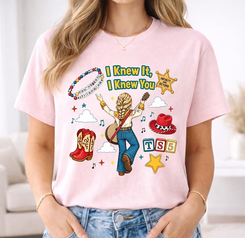 Toy Story 5 Birthday Shirt, Disneyland Pixar Toy Story 5 I Knew It I Knew You Shirt, Toy Story Were Turning 5, Toy Story Matching Shirts image 3