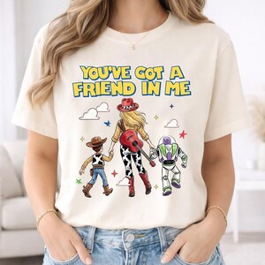 Jessie Cow Girl Shirt, Family You've Got A Friend In Me Shirt, Toy Story 5 I Knew It I Knew You Shirt, WDW Disneyland Girls Trip Tee image 1
