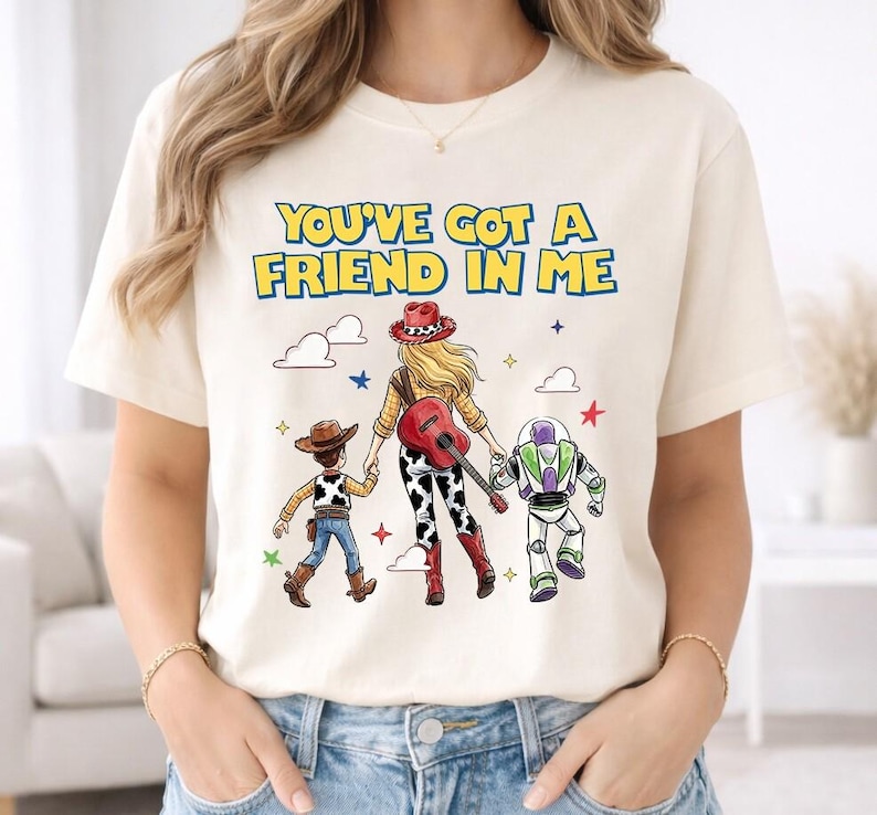 Jessie Cow Girl Shirt, Family You've Got A Friend In Me Shirt, Toy Story 5 I Knew It I Knew You Shirt, WDW Disneyland Girls Trip Tee image 1