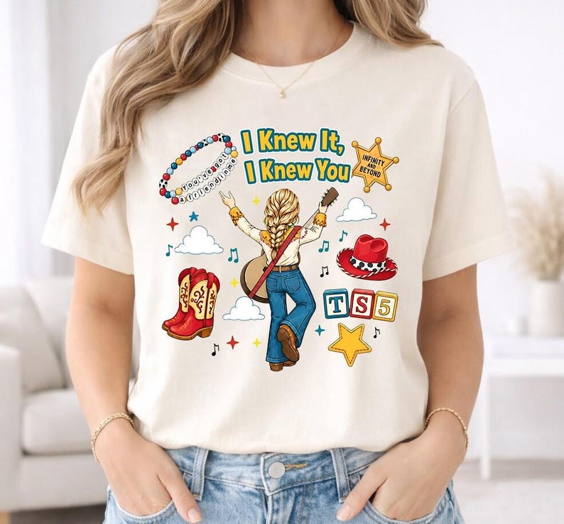 Toy Story 5 Birthday Shirt, Disneyland Pixar Toy Story 5 I Knew It I Knew You Shirt, Toy Story Were Turning 5, Toy Story Matching Shirts image 1