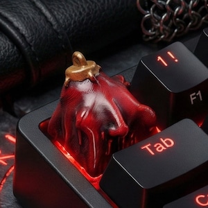 ベルセルク ベヘリット キーキャップ – メカニカルキーボード、アニメデスクセットアップ、ゲーミングアクセサリー用3Dハンドメイド樹脂キーキャップ | ユニークなベルセルクファンギフト